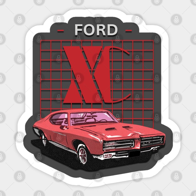 Ford Xc Sticker by TeeText